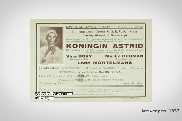 Affiche 1937 Antwerpen