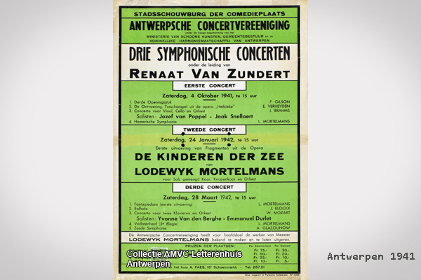 Affiche 1941 Antwerpen