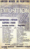 Affiche Les XX 1889